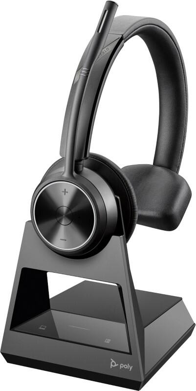 HP Poly Savi Kabellos Headset Kopfbügel Mit Mikrofon Mono 7310 Schwarz