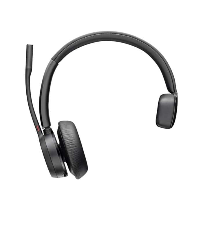 HP Poly Voyager Kabellos Headset Kopfbügel Mit Bluetooth Mit Mikrofon Mono 4310 Schwarz