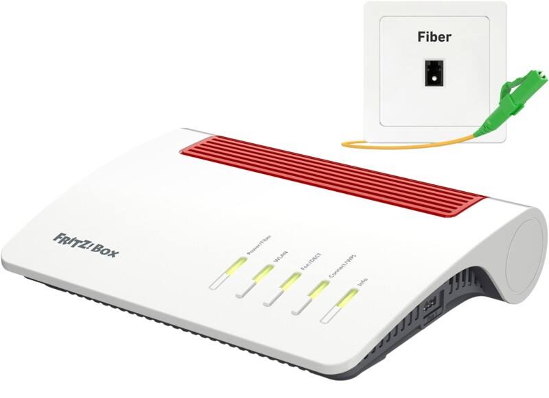 FRITZ!Box 5590 Glasfaser WLAN-Router Gigabit Ethernet Dual-Band (2,4 GHz / 5 GHz) Weiß