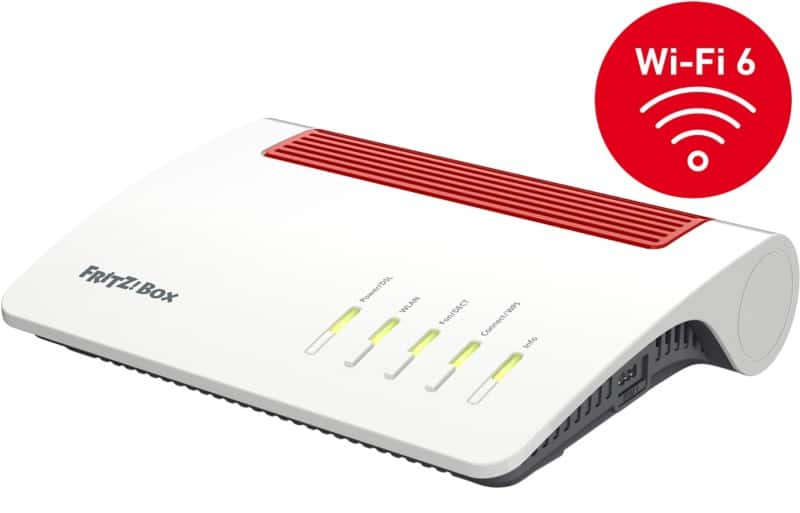 FRITZ!Box 7590 AX Funk-Router Gigabit Ethernet Dual-Band (2,4 GHz / 5 GHz) Weiß