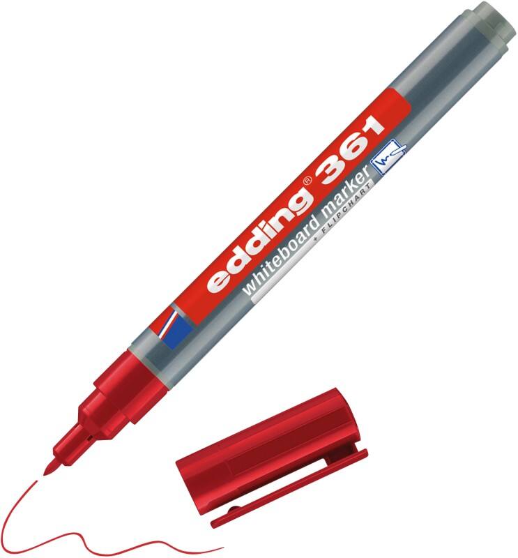 edding E-361 Whiteboard-Marker Rot Rundspitze 1 mm