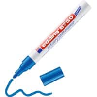 edding E-8750 Permanent Lackmarker Blau Rundspitze  - 4 mm