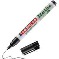 edding ecoline E-25 Permanentmarker  Rundspitze  - 1 mm Schwarz Nachfüllbar