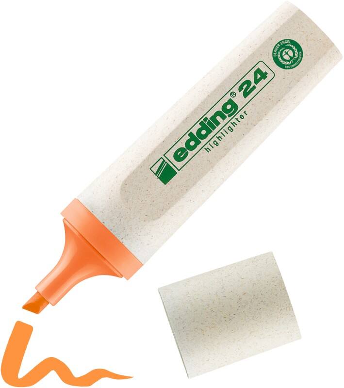 edding E-24 E-24 Textmarker Orange  Keilspitze  - 5 mm