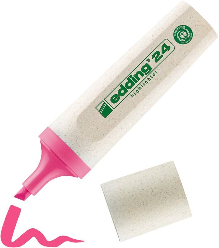edding E-24 E-24 Textmarker Rosa  Keilspitze  - 5 mm