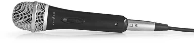 Nedis MPWD50BK Kabelgebundenes Mikrofon 5 m Grau, Schwarz