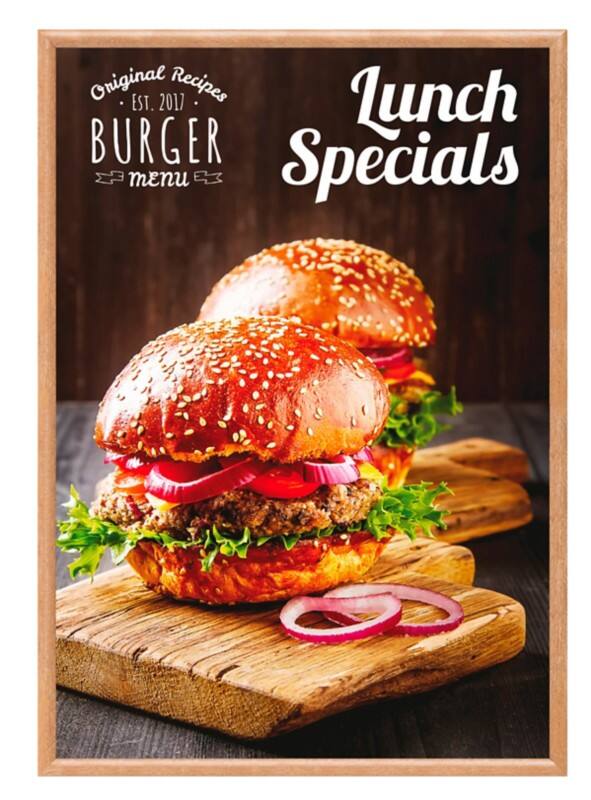 SHOWDOWN 70  x 100 cm Klapprahmen Braun KR70x100G25LB 73,1 (B) x 1,1 (T) x 103,1 (H) cm