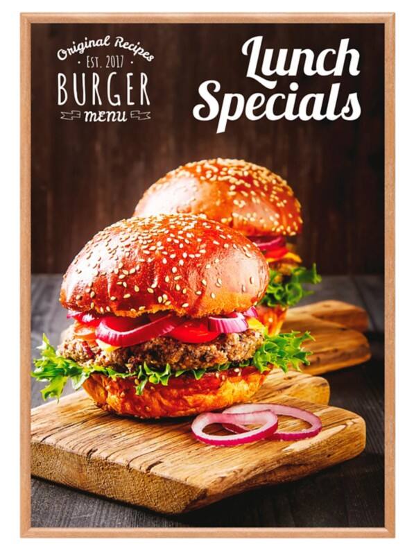 SHOWDOWN DIN A0 Klapprahmen Braun KRA0G25LB 87,2 (B) x 1,1 (T) x 122 (H) cm