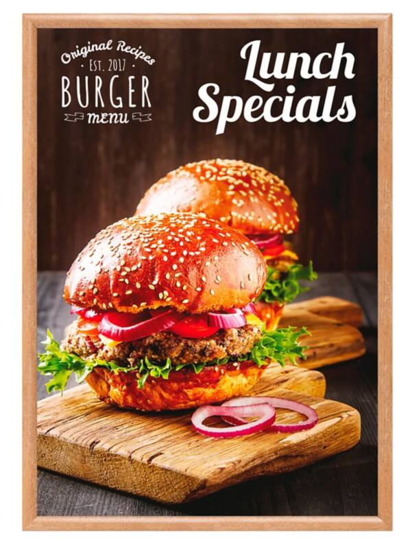 SHOWDOWN DIN A1 Klapprahmen Braun KRA1G25LB 62,5 (B) x 1,1 (T) x 87,2 (H) cm