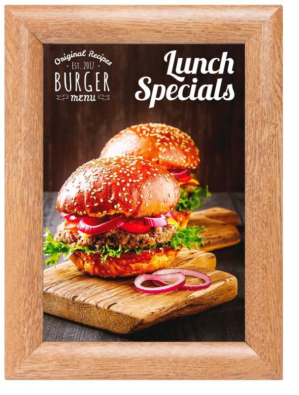 SHOWDOWN DIN A5 Klapprahmen Braun KRA5G25LB 17,9 (B) x 1,1 (T) x 24,1 (H) cm