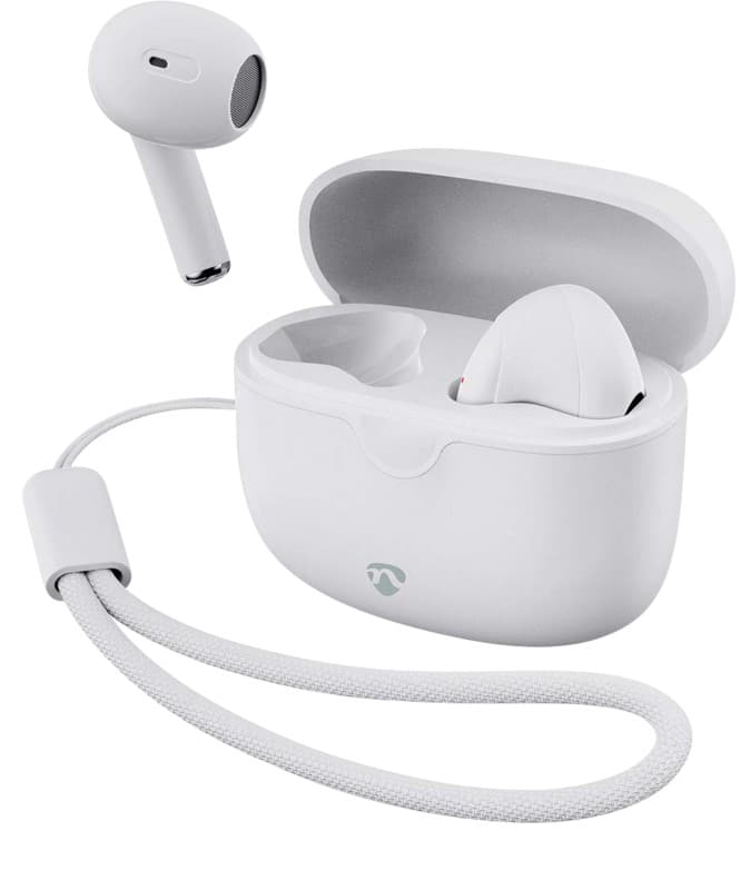 Nedis Kopfhörer HPBT2400WT Weiß