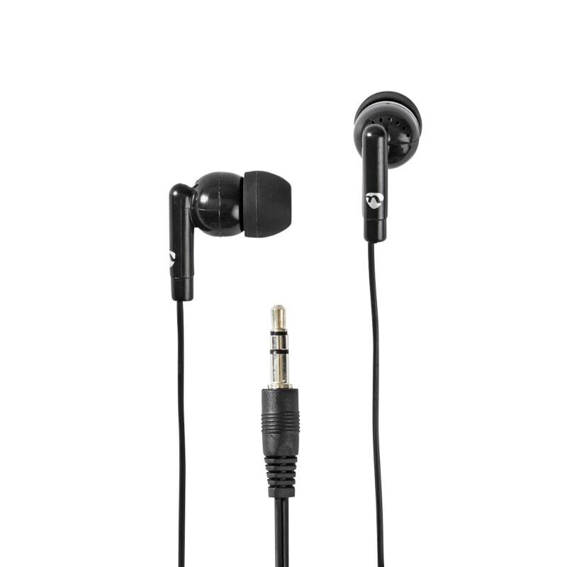 Nedis Verkabelt Kopfhörer HPWD1000BK Schwarz