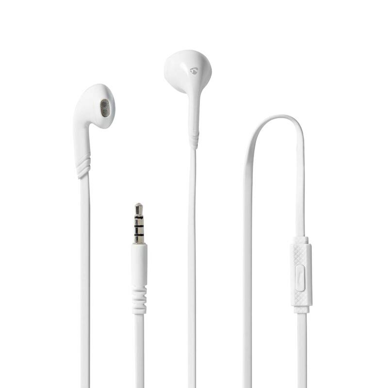 Nedis Verkabelt Kopfhörer HPWD2021WT Weiß