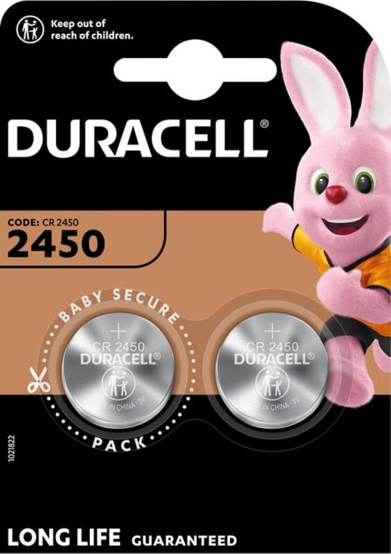 Duracell Knopfzelle 5000394152137 CR2450 2 Stück