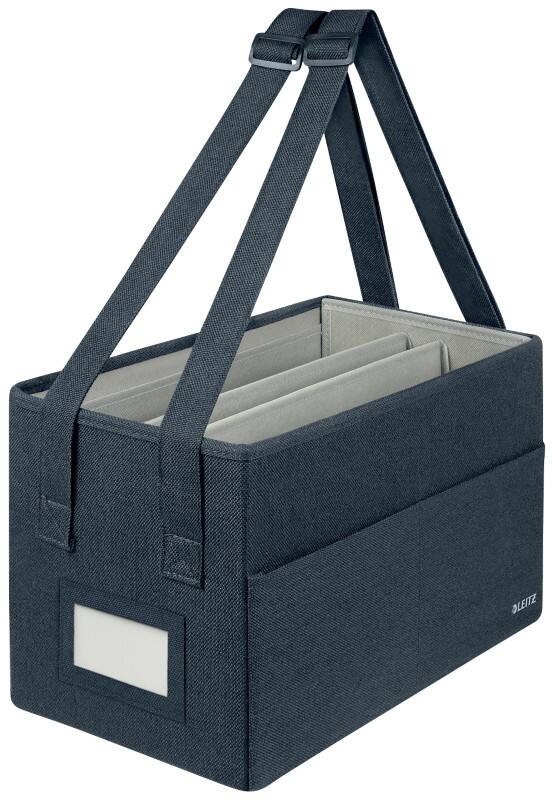 Leitz Pappkarton, PL (Polyester), PP (Polypropylen) Laptoptasche 35,5 x 20 x 21 cm Grau