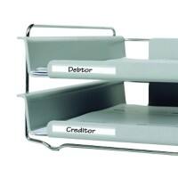 Djois Beschriftungsfenster Transparent PET (Polyethylenterephthalat) Zum Ankleben 0,05 (B) x 1,98 (T) x 1,19 (H) cm 10 Stück