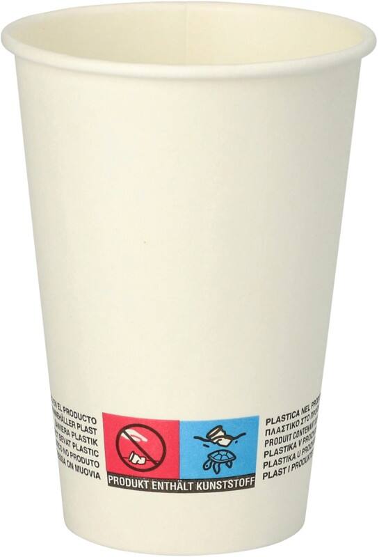 PAPSTAR Einwegbecher 120 ml Weiß 92 mm 2500 Stück