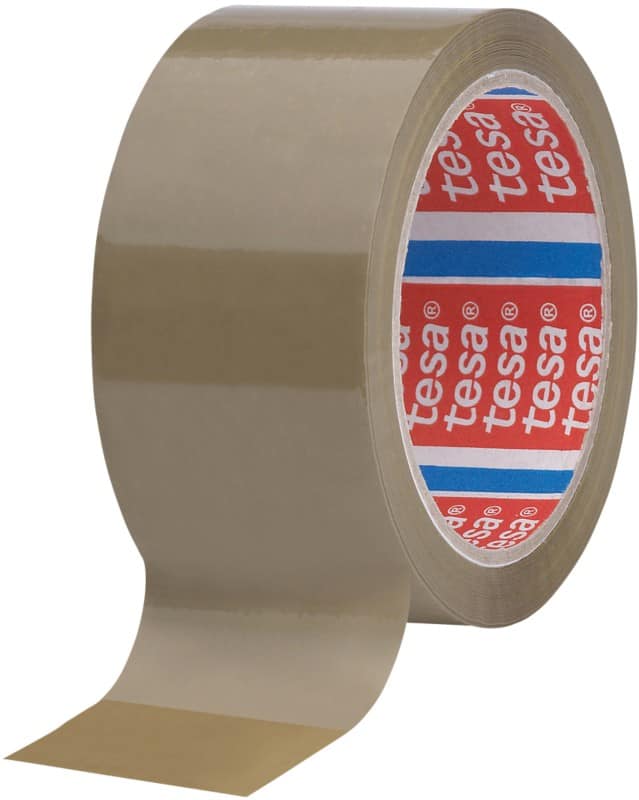 tesa Verpackungsklebeband Braun 50 mm (B) x 66 m (L) PP (Polypropylen) 4089