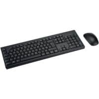 Kensington EQ Tastatur und Maus Kabellos QWERTZ (DE) Schwarz KM270 2 Stück