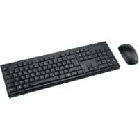 Kensington EQ Tastatur und Maus Kabellos QWERTZ (DE) Schwarz KM150 2 Stück