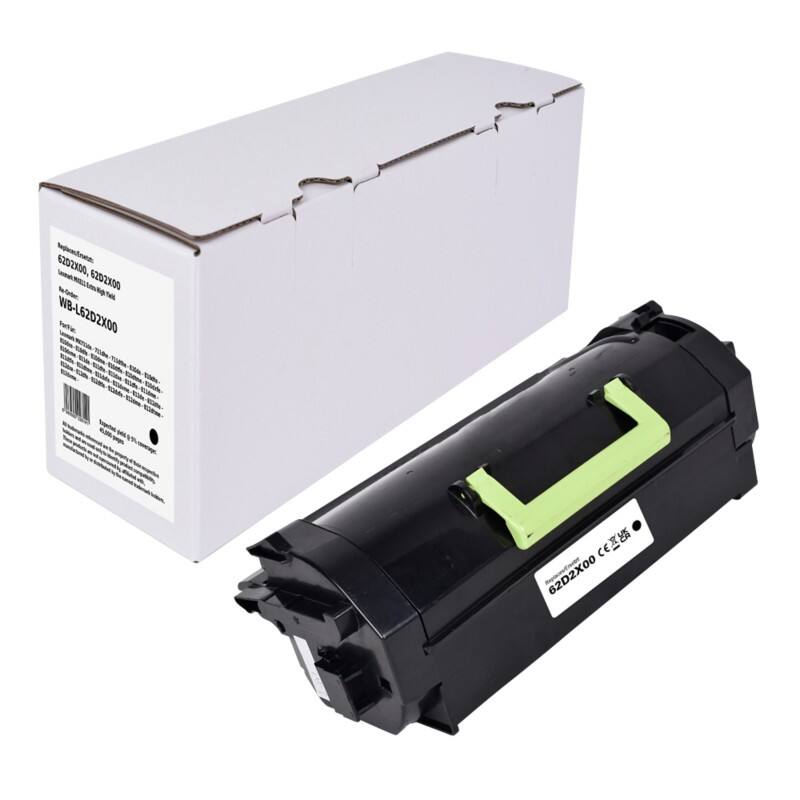 Tonerkartusche Kompatibel Lexmark 62D2X00 Schwarz