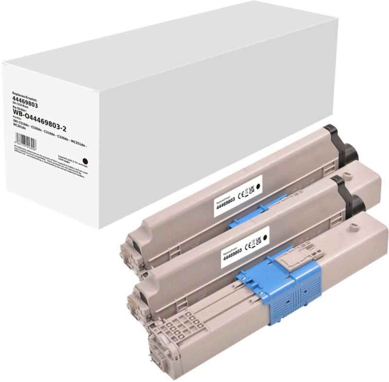 Kompatible OKI Tonerkartusche Schwarz