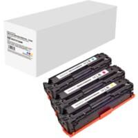 CF373AM Kompatible HP Tonerkartusche Cyan, Magenta, Gelb 3er-Pack