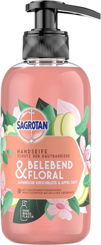 Sagrotan Belebend Handseife Flüssig Rosa 3277368 300 ml