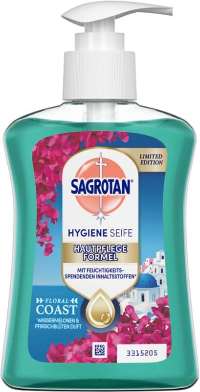 Sagrotan Sommer Edition Handseife Flüssig Floral 3312098 250 ml