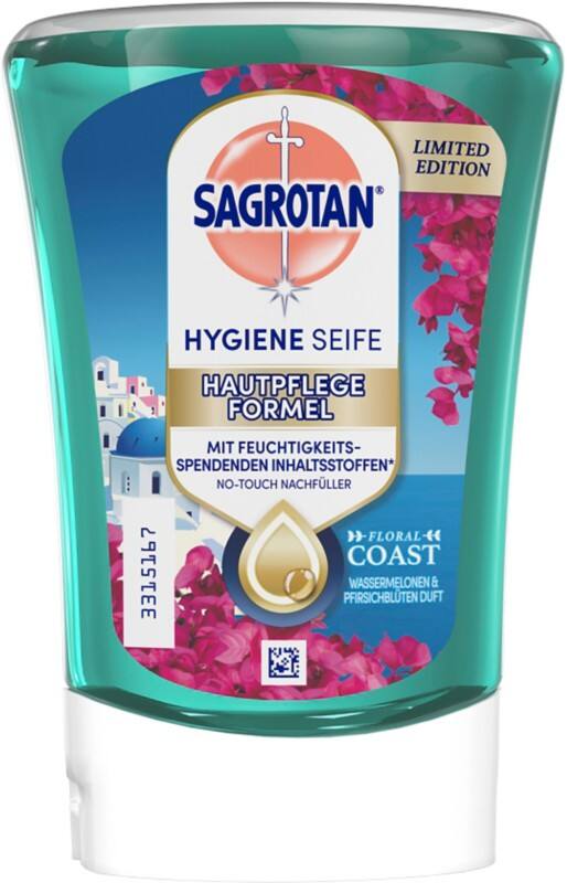 Sagrotan Sommer Edition Flüssigseife Nachfüllung Flüssig Floral Weiß 3312100 250 ml