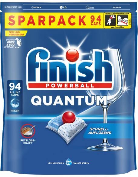 Finish Quantum Spülmaschinentabs 3311063 Fresh 94 Stück