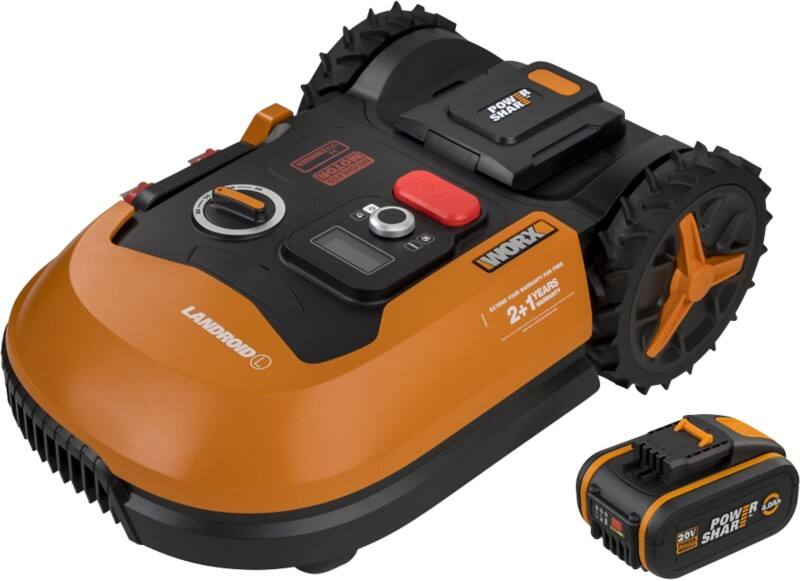 WORX Landroid Mähroboter 20 V Orange, Schwarz L1000