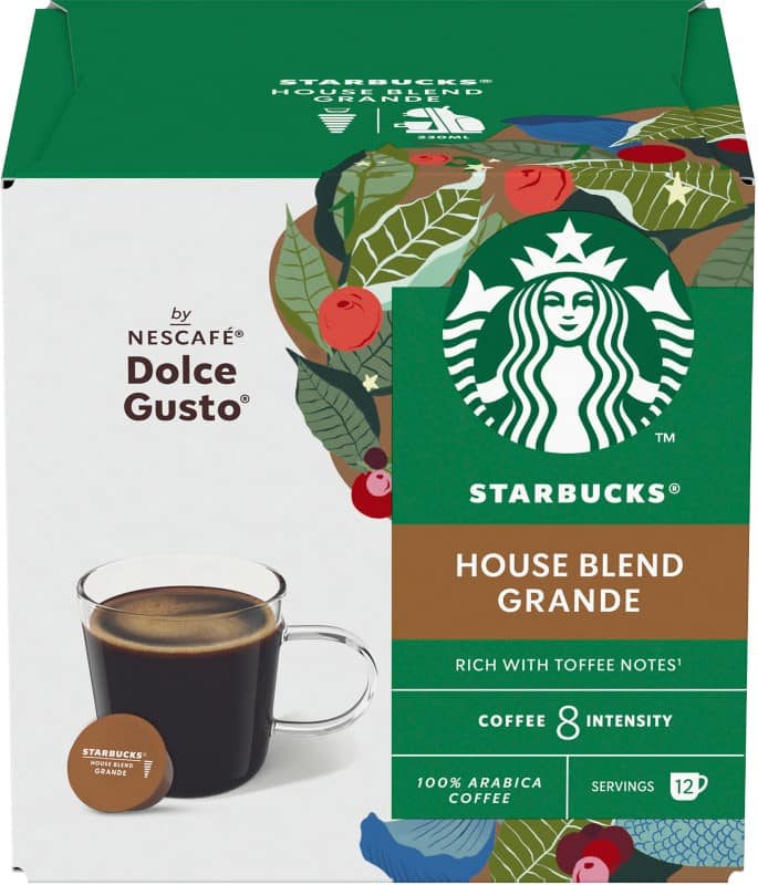 Starbucks by Nescafe Dolce Gusto Kaffeekapseln House Blend 12 Stück 102 g