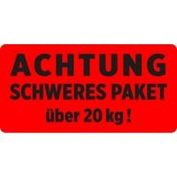 AVERY Zweckform Warnetiketten 7255 selbstklebend Rot 100 x 50 mm 200 Stück