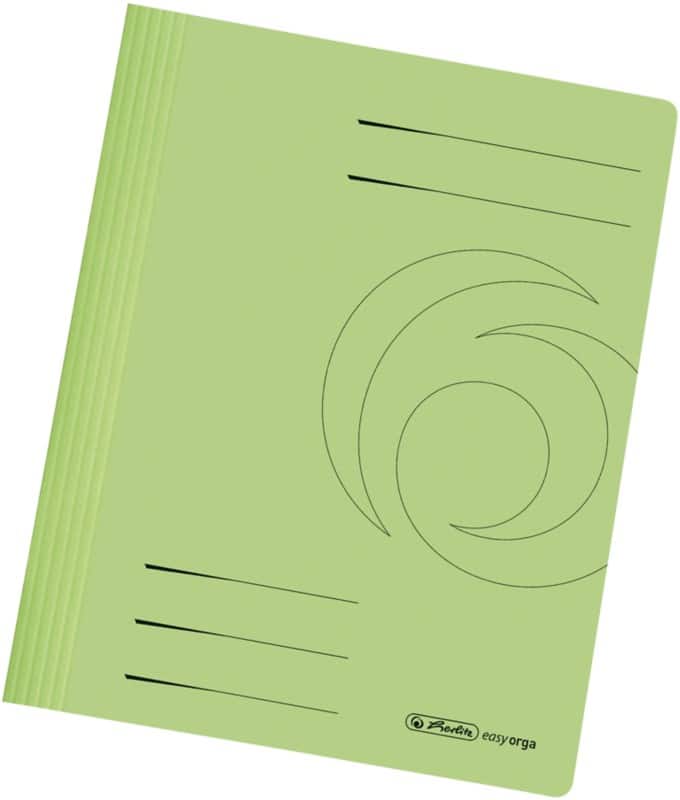 herlitz Schnellhefter DIN A4 Hellgrün Pappe 10 Stück