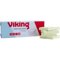 Viking Haftnotizen Rechteckig 51 mm Blanko Gelb 90 12 Stück à 90 Blatt