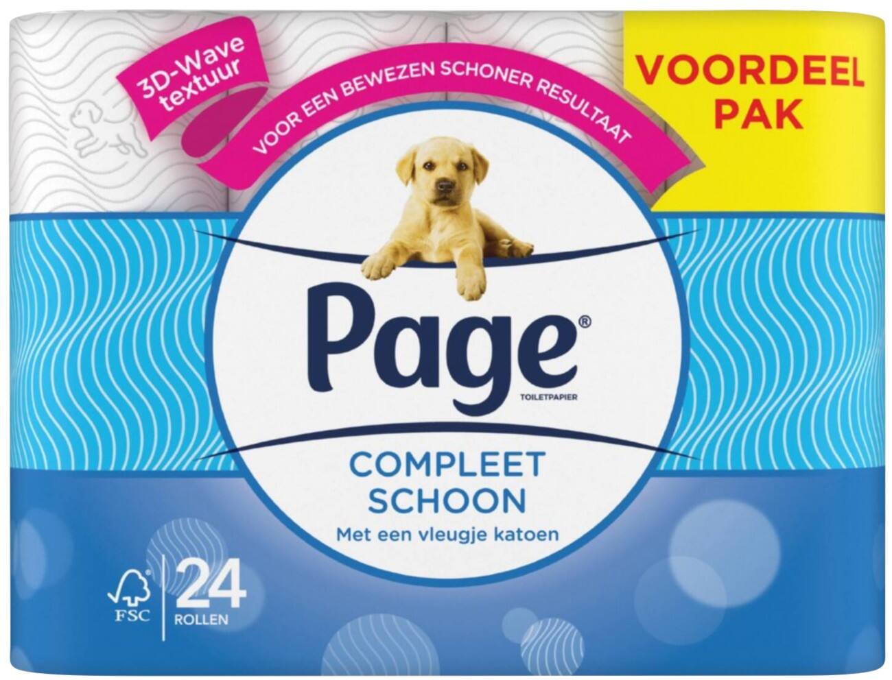 Page Compleet Schoon Toilettenpapier 2-lagig 24 Rollen