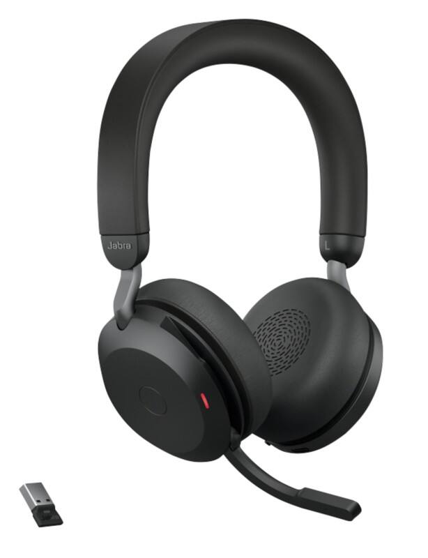 Jabra Evolve2 75 UC Verkabelt / Kabellos Headset Kopfbügel Bluetooth Mit Bluetooth Mit Mikrofon Stereo Schwarz