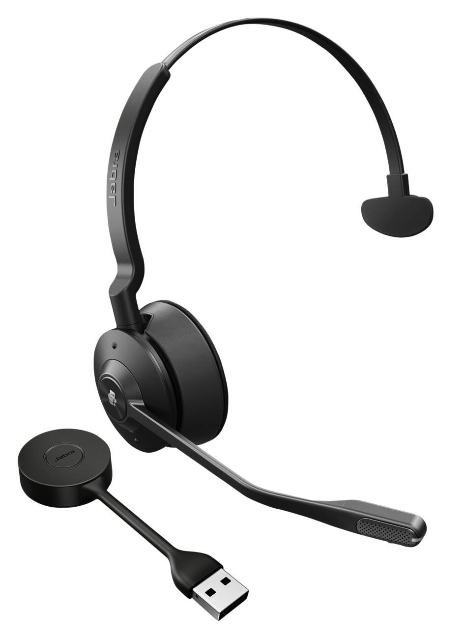 Jabra Engage 5 Verkabelt / Kabellos Mono Headset Kopfbügel Bluetooth Schwarz