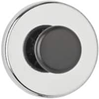 Maul Kreisförmig Hakenmagnet Silber 9 kg Tragfähigkeit 51 mm