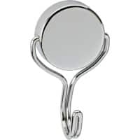 Maul Kreisförmig Hakenmagnet Silber 30 kg Tragfähigkeit 38.5 mm