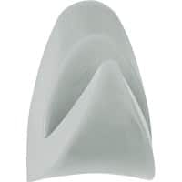 Maul Neodym Gebogene und flache Seiten Hakenmagnet Grau 6 kg Tragfähigkeit 2 Stück