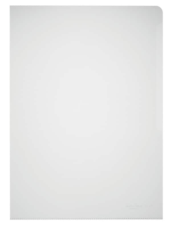 DURABLE Klarsichthülle DIN A4 Transparent PP (Polypropylen) 0 Löcher 100 Stück