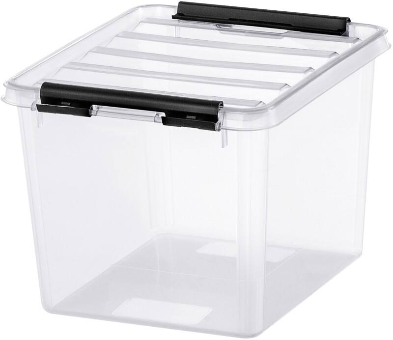 SmartStore Classic Kunststoff Aufbewahrungbox 3 L Mit Deckel Transparent 17 x 21 x 15 cm
