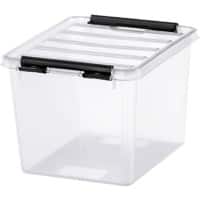 SmartStore Classic Kunststoff Aufbewahrungbox 3 L Mit Deckel Transparent 17 x 21 x 15 cm