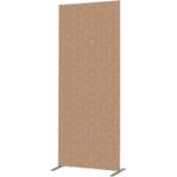 SHOWDOWN Deco Raumteiler Aluminium Beige 1.020 x 450 x 2.020 mm