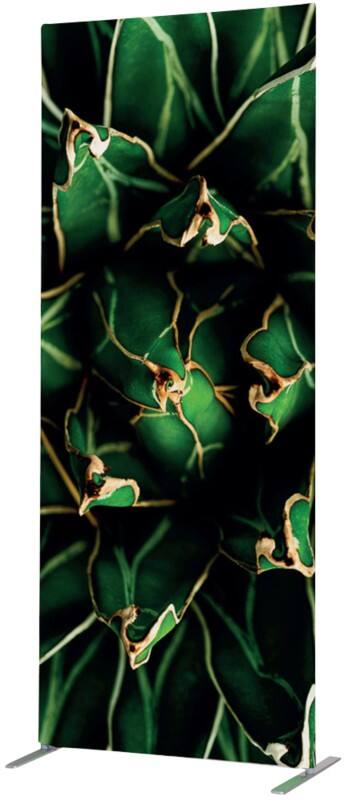 SHOWDOWN Deco Raumteiler Aluminium Grün 870 x 450 x 2.020 mm