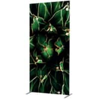 SHOWDOWN Deco Raumteiler Aluminium Grün 1.020 x 450 x 2.020 mm