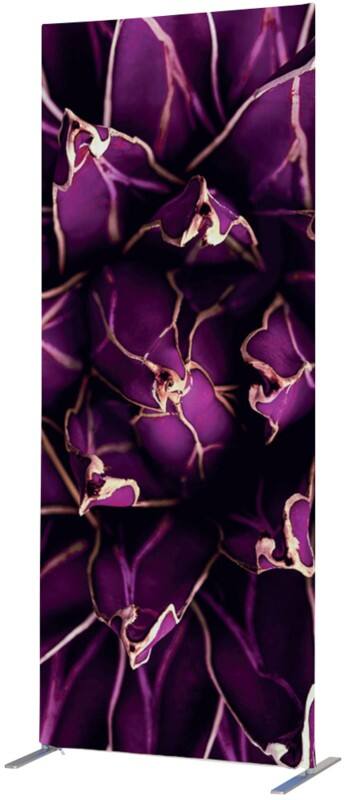 SHOWDOWN Deco Raumteiler Aluminium Lila 870 x 450 x 2.020 mm