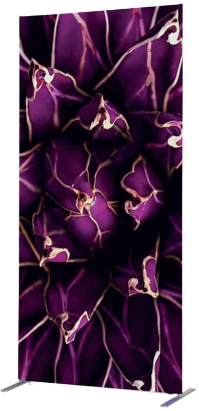 SHOWDOWN Deco Raumteiler Aluminium Lila 1.020 x 450 x 2.020 mm